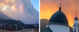 Copertina di Belluno, vasto incendio nell’Agordino: in azione canadair. Salvati due escursionisti bloccati in quota