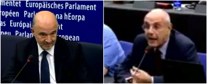 Copertina di Moscovici nel 2012 attaccava i tecnocrati Ue, il cronista glielo ricorda: “Come Di Maio”. E lui: “Era campagna elettorale”