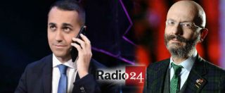 Copertina di Radio 24, botta e risposta tra Oscar Giannino e Di Maio: “Dopo condono a Ischia, si iscriverà al Pd?”, “Lo faccia lei”