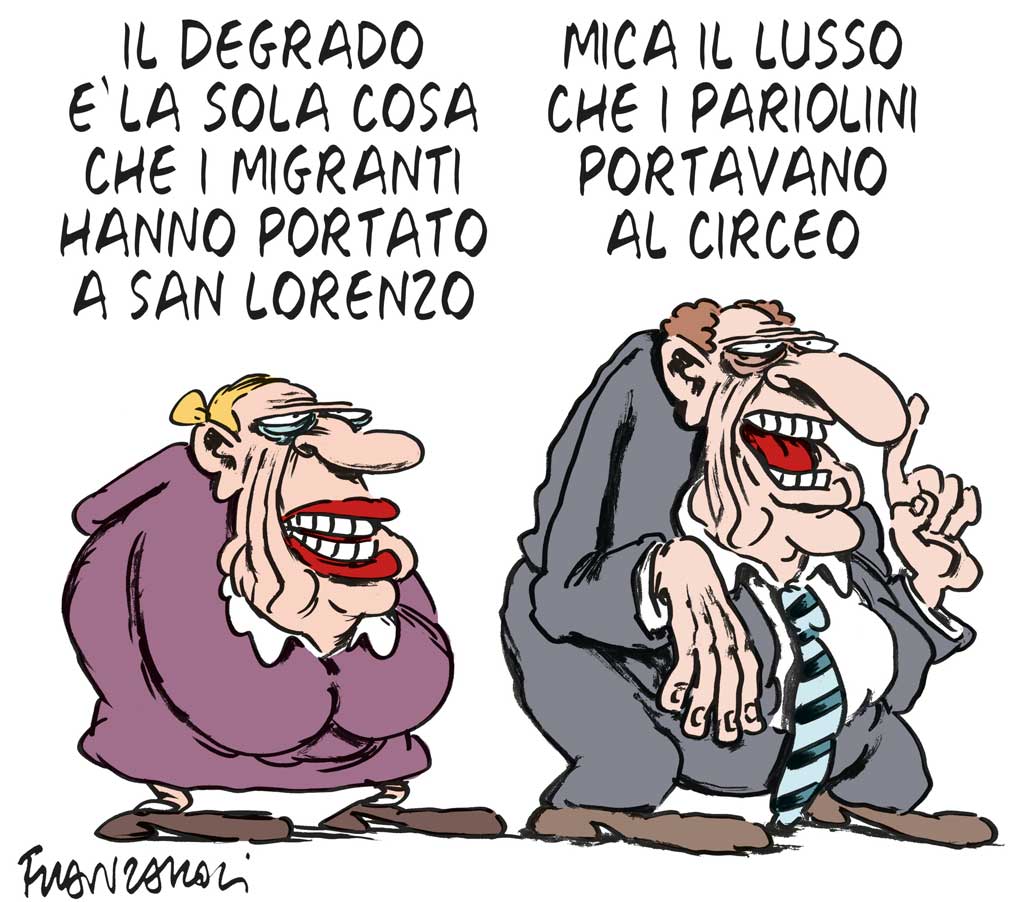 Copertina di La vignetta di Franzaroli