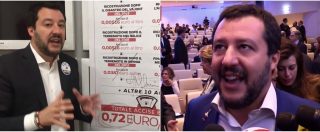 Copertina di Taglio accise, Salvini manca la promessa: “Non governo da solo”. Poi sbaglia prezzo: “Un litro di verde? 1,4 euro”