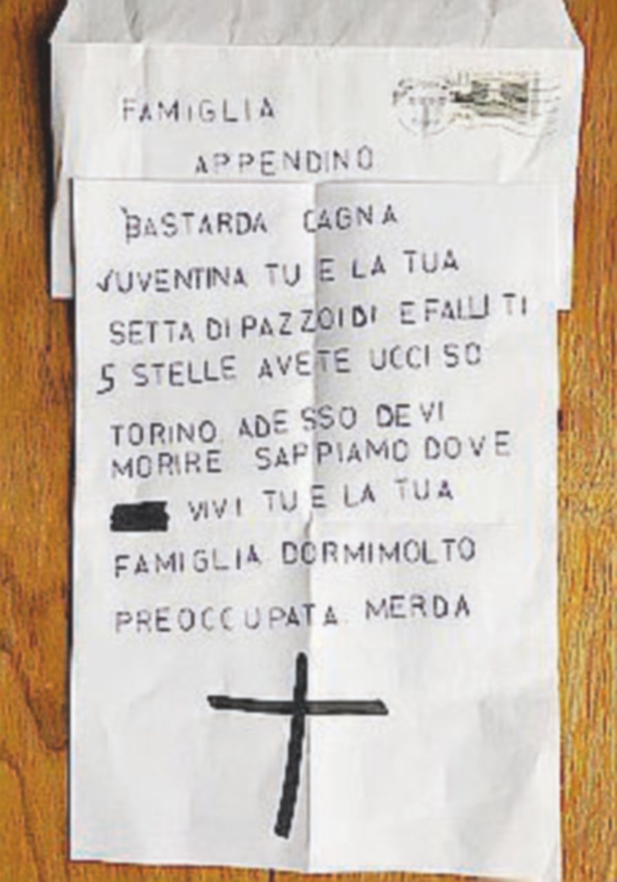 “Uccidi Torino, devi morire”: minacciata famiglia della sindaca