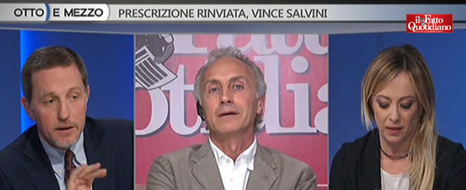 Copertina di Travaglio vs Giannini: “Di Maio? Ha fatto in 5 mesi più lui che Salvini”. “Sono tutti titoli tranne decreto dignità”