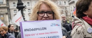 Copertina di No Pillon, da Milano a Napoli in migliaia in piazza contro la legge sull’affido condiviso: “Viola i diritti. Va ritirata”