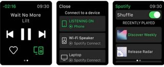 Copertina di Spotify sbarca sull’Apple Watch, tutta la musica a portata di mano