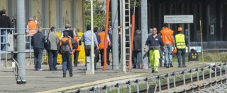 Copertina di Napoli-Salerno, esplode bombola: feriti 5 operai. Sospesa la circolazione dei treni