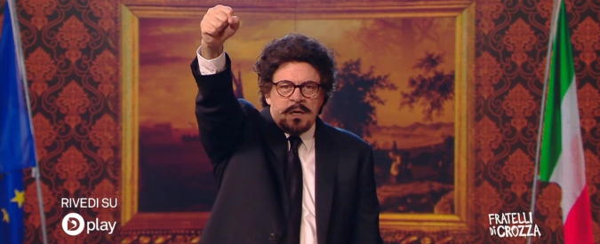 Copertina di L’entusiasmo di Crozza-Toninelli per il decreto Genova è incontenibile. Ma poi arriva un regalo dalla Casaleggio Associati…