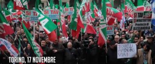 Copertina di Sì Tav, in piazza a Torino scende Forza Italia tra slogan pro Berlusconi, ‘pensionati all’attacco’ e richieste a Salvini: ‘Torna’