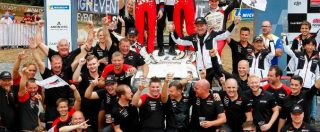 Copertina di Toyota campione del mondo rally dopo 18 anni