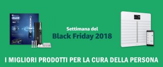 Copertina di Black Friday 2018, le offerte di prodotti per la cura della persona