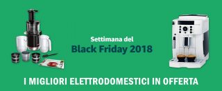 Copertina di Black Friday 2018, i migliori elettrodomestici in offerta