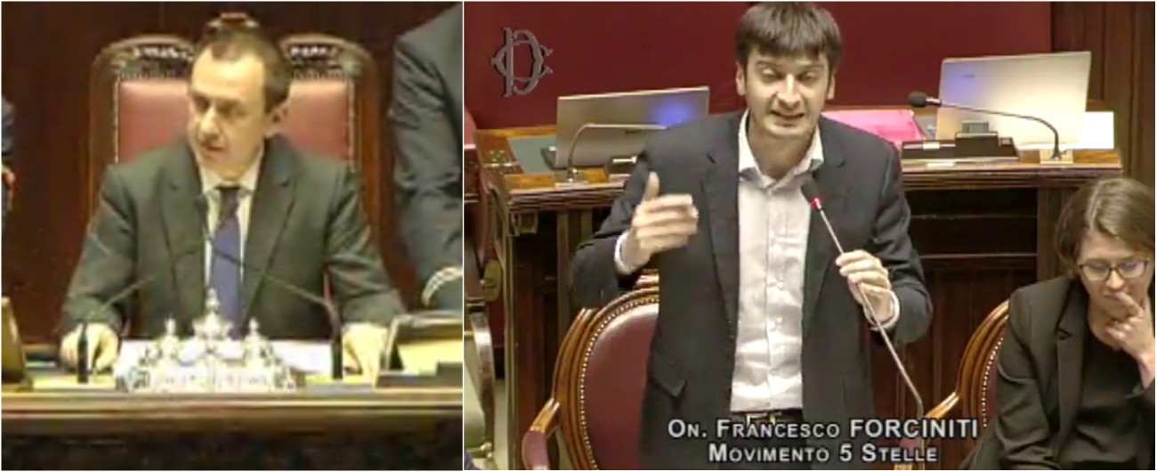 Copertina di Prescrizione, Forciniti (M5S) cita Berlusconi. Proteste dai banchi di FI, Rosato: “Gesto rivolto a qualche parente?”