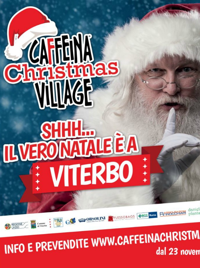 Viterbo, torna il Caffeina Christmas Village: a casa di Babbo Natale tra orsi, elfi, ghiaccio e l’albero dei desideri
