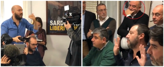 Copertina di Regionali Sardegna, Salvini: ‘Qui liste pulite’. Ma dietro di lui c’è il candidato a processo per traffico di droga: ‘Non lo sapevo’