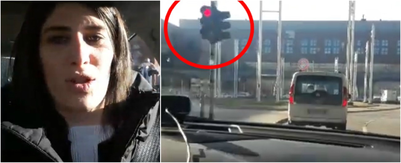 Copertina di Torino, l’auto a guida autonoma brucia il semaforo rosso. L’infrazione in diretta facebook con Appendino e Chiamparino