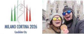 Copertina di Olimpiadi 2026, le guglie del Duomo di Milano e le montagne di Cortina: lo spettacolare video ufficiale della candidatura