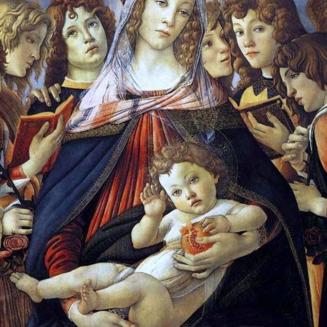 Sandro Botticelli e La Madonna della melagrana, uno studio rivela: “C’è un cuore raffigurato nel dipinto”