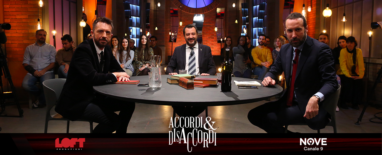 Copertina di Accordi&Disaccordi, Matteo Salvini su Nove: “Quando ho tempo guardo su Youtube i vecchi video di Berlinguer”