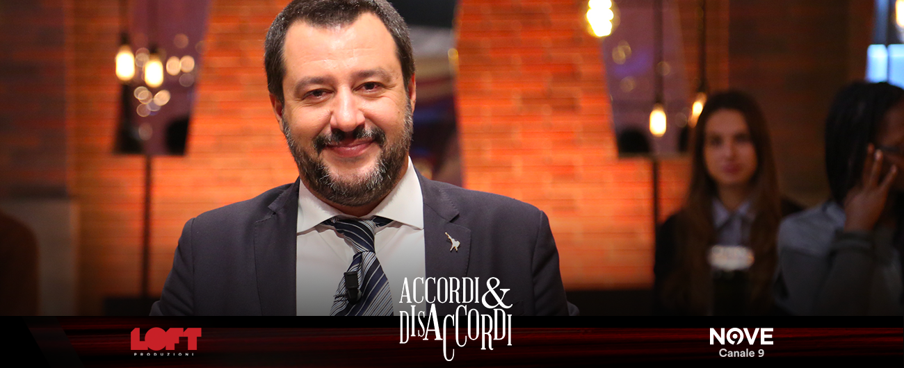 Copertina di Accordi&Disaccordi, Salvini su Nove: “Sono antifascista e anticomunista, CasaPound non è il mio modello”