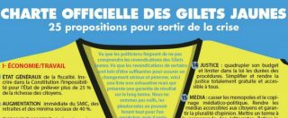 Francia, il programma anticrisi dei gilet gialli: “Frexit”, aumento dei salari, stop a privatizzazioni e annullamento debito