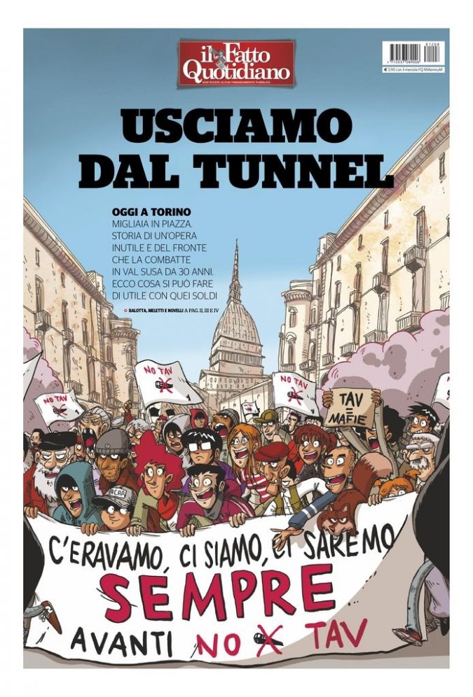 Copertina di sabato 8 dicembre 2018