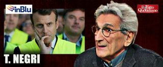 Copertina di Gilet gialli, Toni Negri: “Macron? Era modello Pd, ora è spernacchiato. Salvini è dalla sua parte, Di Maio no”