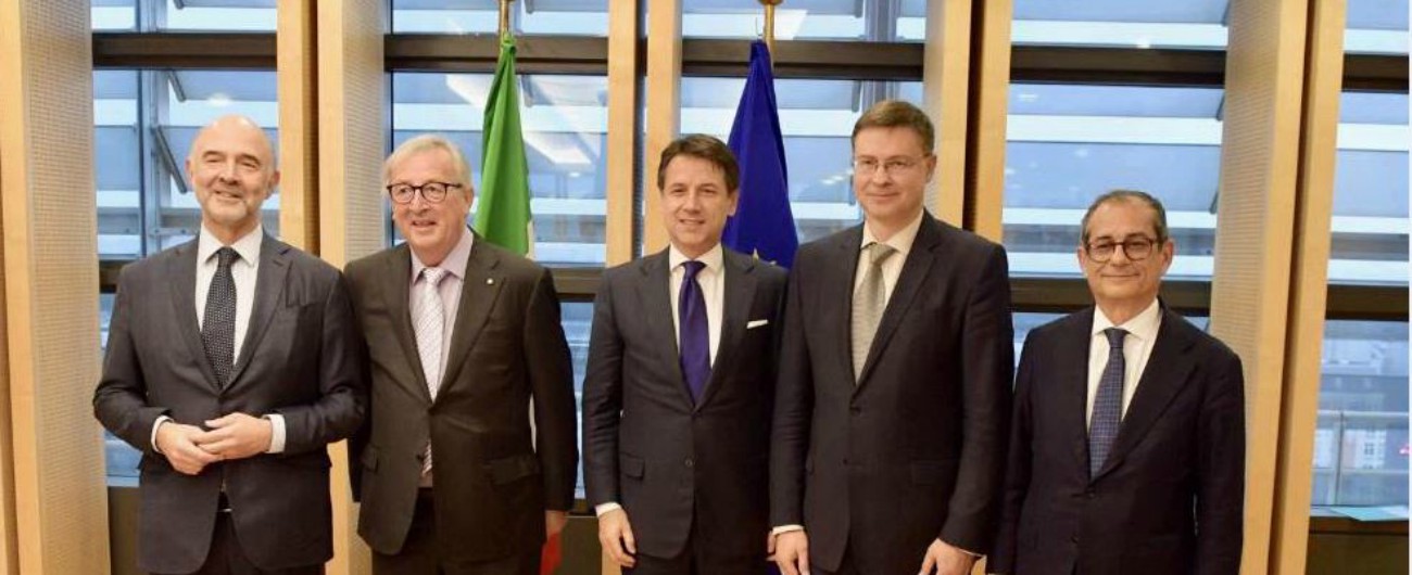Manovra, Conte dopo incontro con Juncker: “Deficit/pil cala a 2,04%”. Ue: “La Commissione valuterà la proposta”