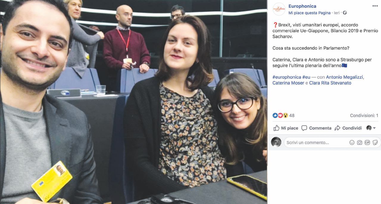 Antonio aveva studiato l’Ue e voleva raccontarla alla radio