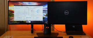 Copertina di Monitor Dell per professionisti, arriva il 49 pollici curvo da 5120 x 1440 pixel