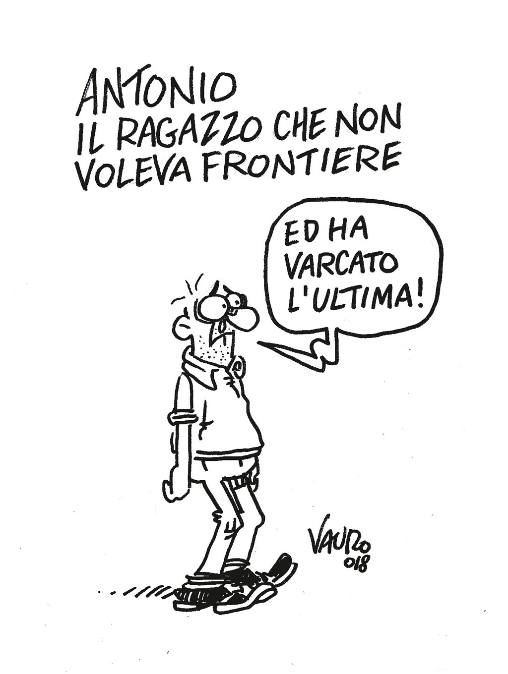 Copertina di La vignetta di Vauro