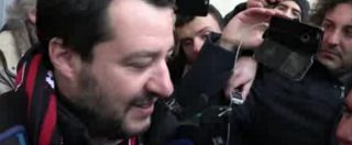 Copertina di Milan, Salvini alla festa della Curva Sud: “Ci sono indagati? Anche io sono indagato. Tifo e violenza cose diverse”