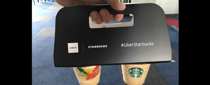 Uber e Starbucks, alleanza strategica. Negli Usa il caffè a casa è garantito