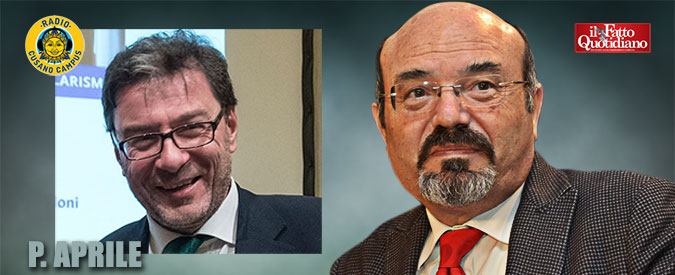 Copertina di Reddito cittadinanza, Pino Aprile: “Giorgetti? Almeno è più sincero di Salvini. Moscovici? Un signor nessuno, va ricusato”