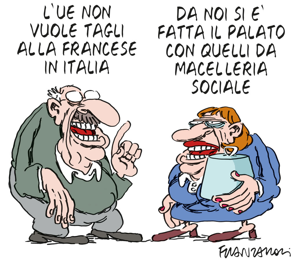 Copertina di La vignetta di Franzaroli