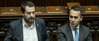 Manovra, Salvini: ‘Do voto 7’. Di Maio mostra quiz vero-falso: ‘Troppe balle’. Opposizioni: ‘Parlamento esautorato’