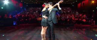 Copertina di Che tempo che fa, il tango sensuale e scatenato di Roberto Bolle e Nicoletta Manni: l’esibizione da applausi