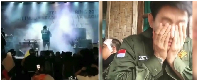 Copertina di Tsunami in Indonesia, il cantante sopravvissuto all’onda in lacrime: “Pregate per mia moglie e i dispersi”