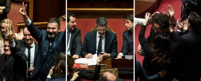 Governo Conte, lo spread tra racconto pubblico e consenso: M5s-Lega mantengono la fiducia (che cresce nelle istituzioni)