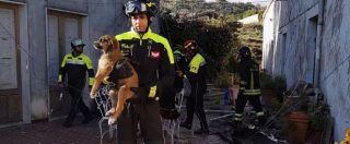 Copertina di Terremoto a Catania, tre cuccioli di cane intrappolati dopo il crollo di una casa: l’intervento dei Vigili del fuoco