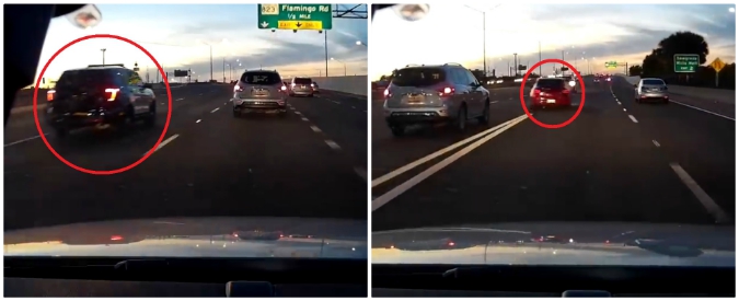 Copertina di La supercar taglia la strada alle altre auto e sfreccia a folle velocità. Ma non ha fatto i conti con la giustizia…