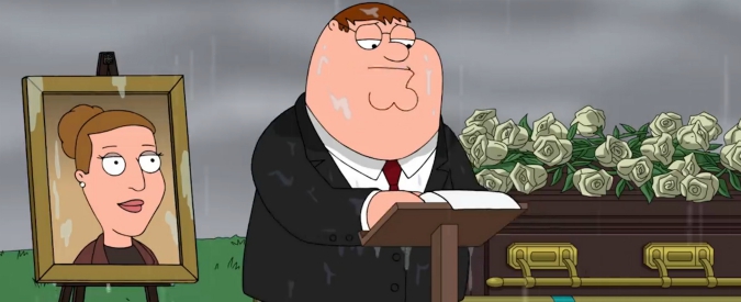 Copertina di Carrie Fisher, a 2 anni dalla morte dell’attrice il toccante omaggio di Peter Griffin: “Ora il paradiso ha una Principessa”