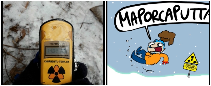 Copertina di Meglio Chernobyl del cenone: le “vacanze atomiche” di Natangelo sul Fatto Quotidiano in edicola