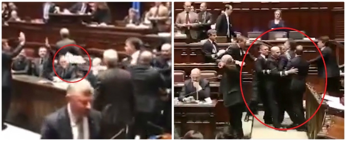 Copertina di Rissa alla Camera, Fiano (Pd) lancia testo della manovra e colpisce un sottosegretario