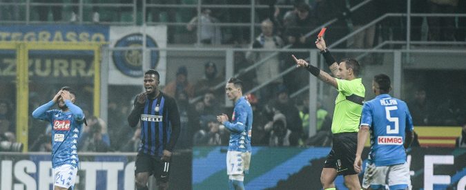 Inter-Napoli, non aver interrotto la partita è stata un’occasione persa