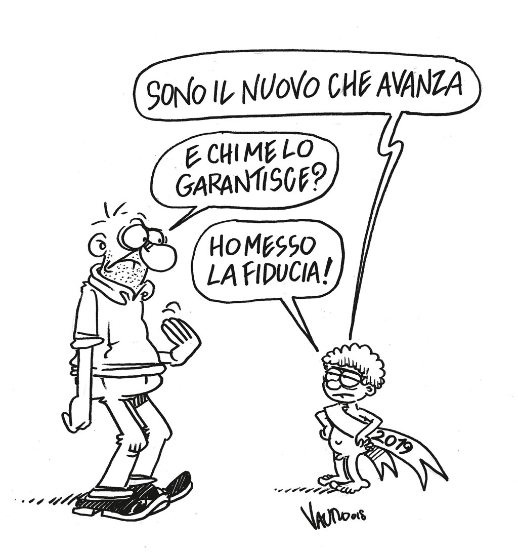 Copertina di La vignetta di Vauro