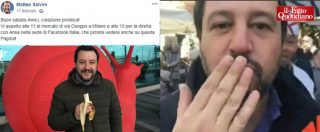 Copertina di Il 2018 di Salvini sui social prima del contratto di governo: dai ‘bacioni ai rosiconi’ ai moniti al M5s. Il blob