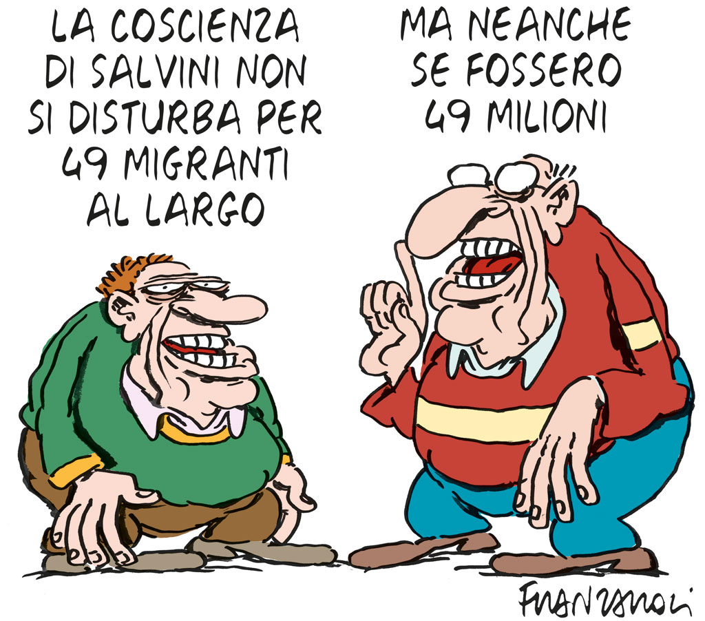 Copertina di La vignetta di Franzaroli