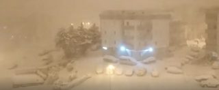 Copertina di Maltempo, Basilicata sotto la neve. Disagi a Potenza e nel Materano: divieti per i mezzi pesanti e nidi chiusi