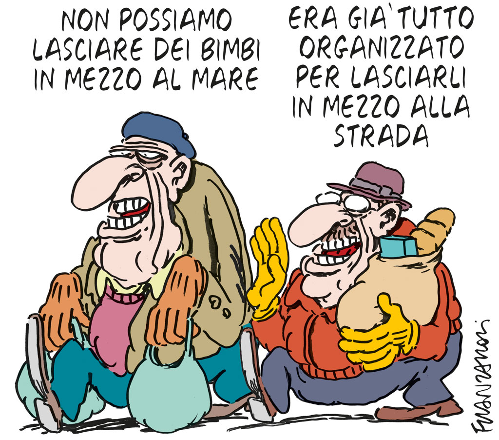 Copertina di la vignetta di Franzaroli