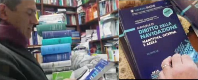 Copertina di #Napoliportoaperto, De Magistris regala il manuale di diritto della navigazione a Di Maio, Salvini e Toninelli